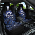 Basketball Custom Melbourne Car Seat Cover Simple Australian Dot Art - Aussie Hoodie