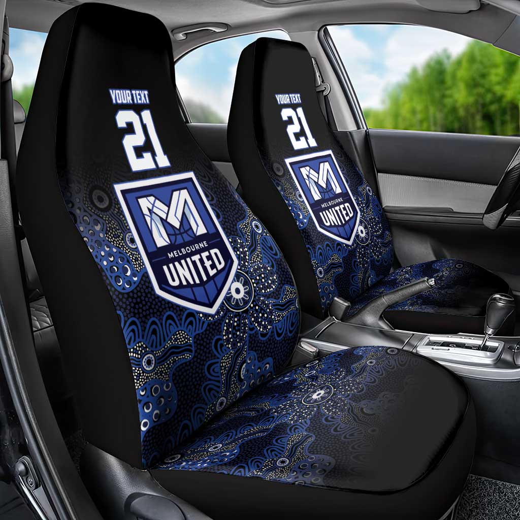 Basketball Custom Melbourne Car Seat Cover Simple Australian Dot Art - Aussie Hoodie