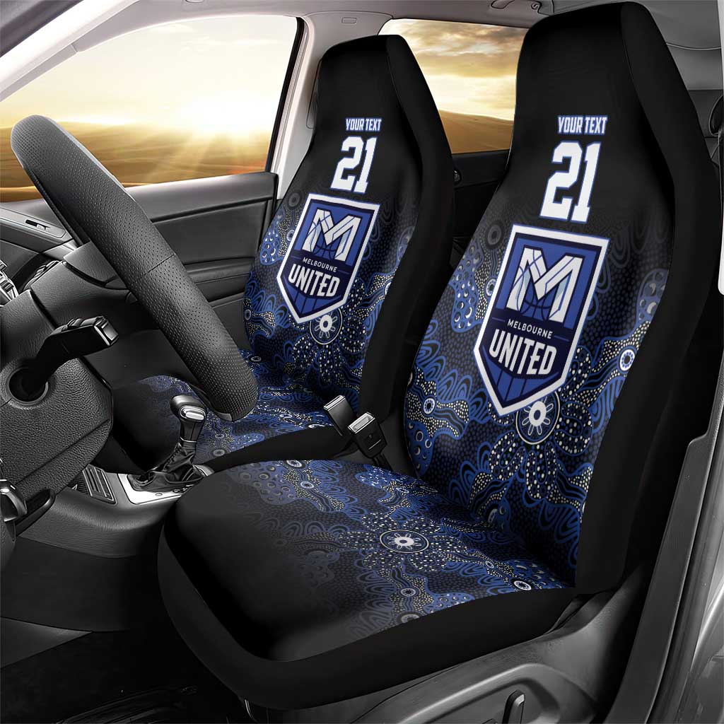 Basketball Custom Melbourne Car Seat Cover Simple Australian Dot Art - Aussie Hoodie