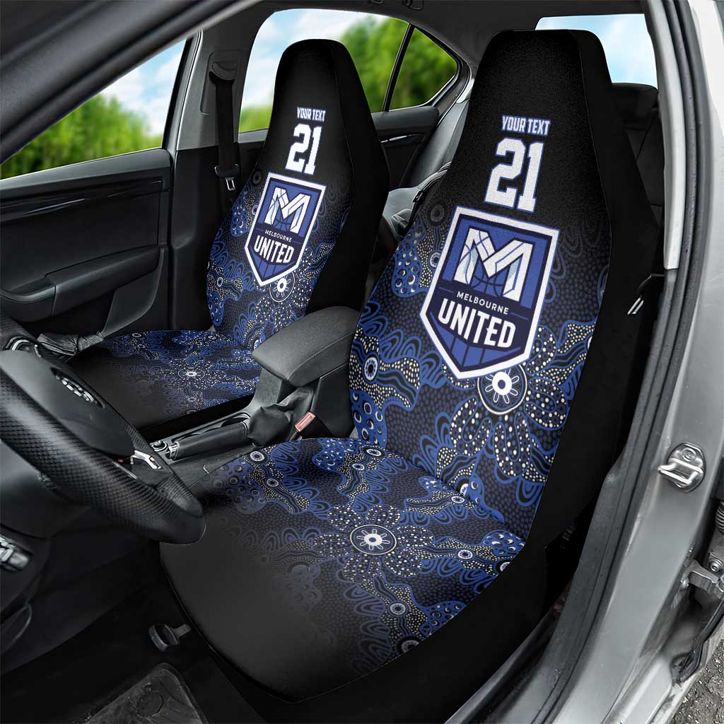 Basketball Custom Melbourne Car Seat Cover Simple Australian Dot Art - Aussie Hoodie