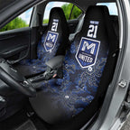 Basketball Custom Melbourne Car Seat Cover Simple Australian Dot Art - Aussie Hoodie