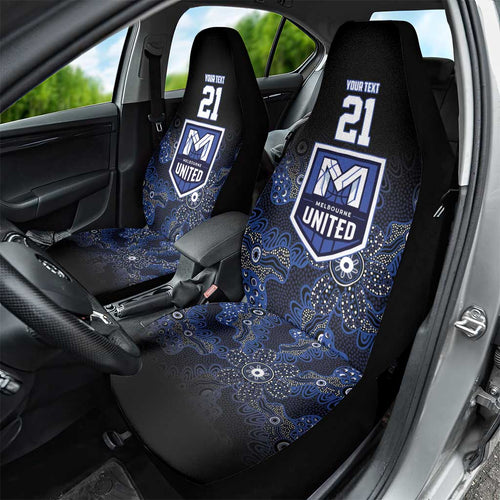 Basketball Custom Melbourne Car Seat Cover Simple Australian Dot Art - Aussie Hoodie