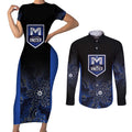 Basketball Custom Melbourne Couples Matching Short Sleeve Bodycon Dress and Long Sleeve Button Shirt Simple Australian Dot Art - Aussie Hoodie