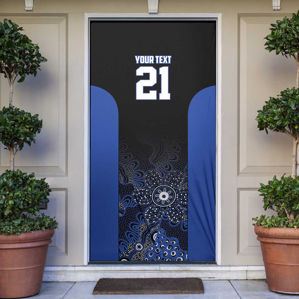 Basketball Custom Melbourne Door Cover Simple Australian Dot Art - Aussie Hoodie