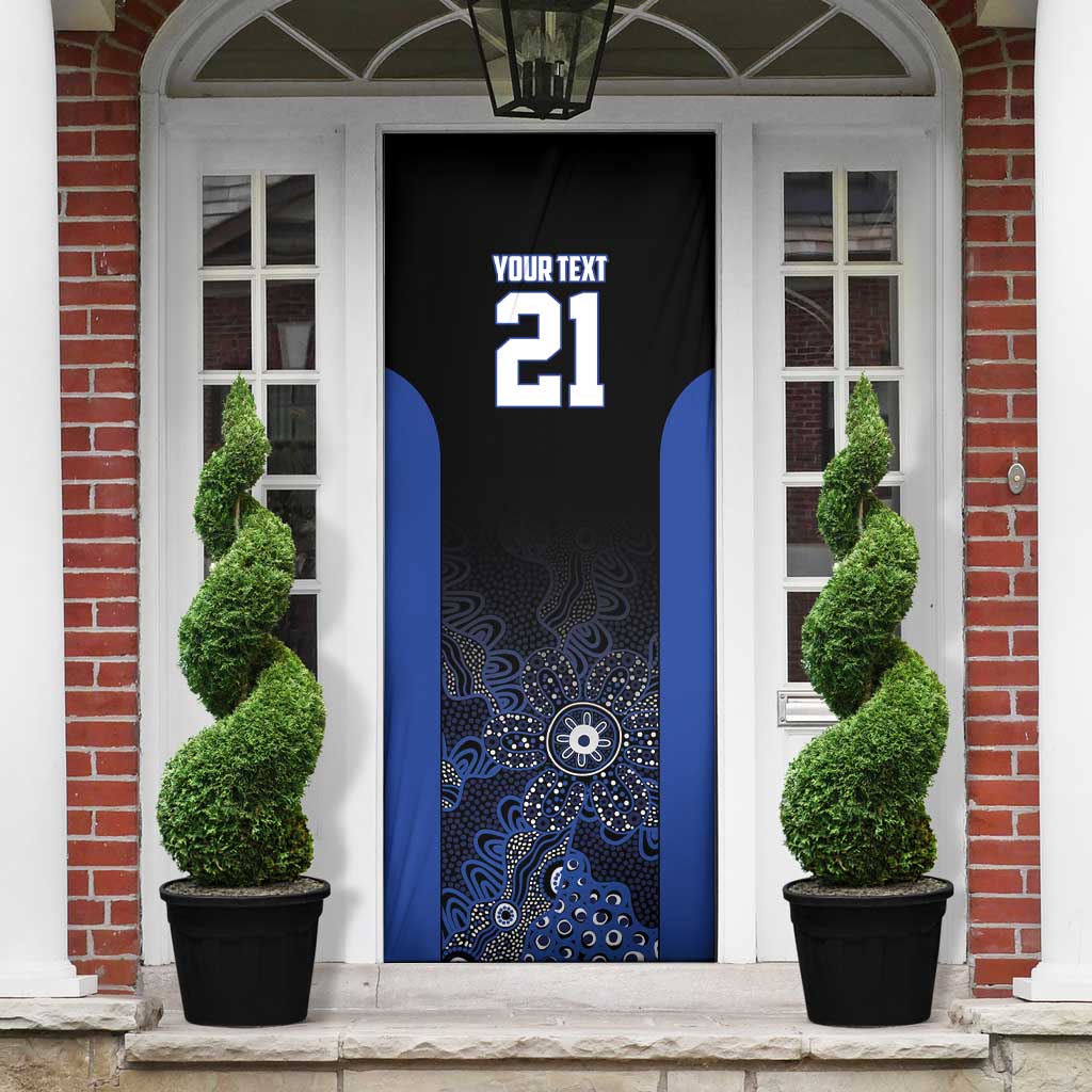 Basketball Custom Melbourne Door Cover Simple Australian Dot Art - Aussie Hoodie