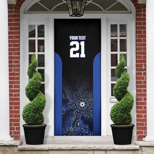 Basketball Custom Melbourne Door Cover Simple Australian Dot Art - Aussie Hoodie