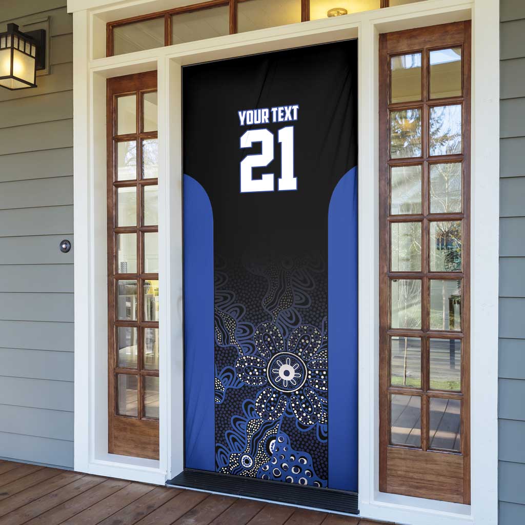 Basketball Custom Melbourne Door Cover Simple Australian Dot Art - Aussie Hoodie
