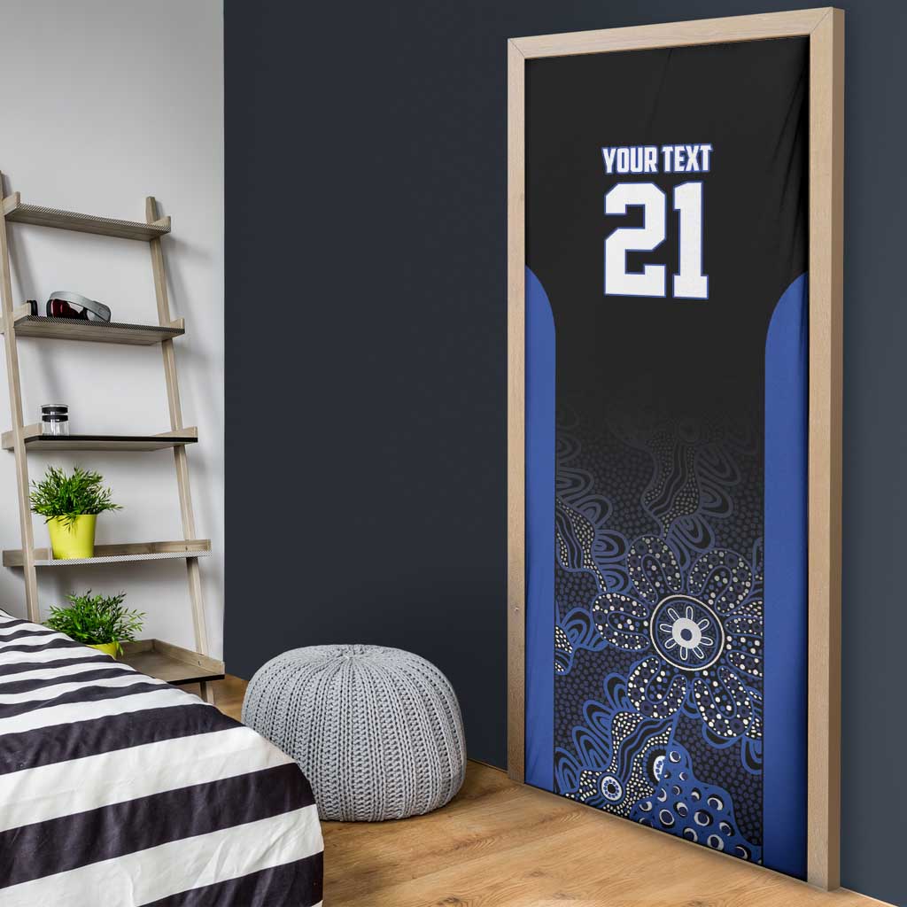 Basketball Custom Melbourne Door Cover Simple Australian Dot Art - Aussie Hoodie