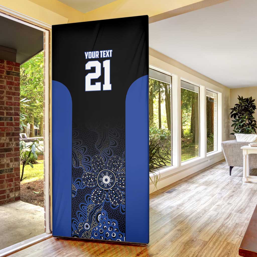 Basketball Custom Melbourne Door Cover Simple Australian Dot Art - Aussie Hoodie