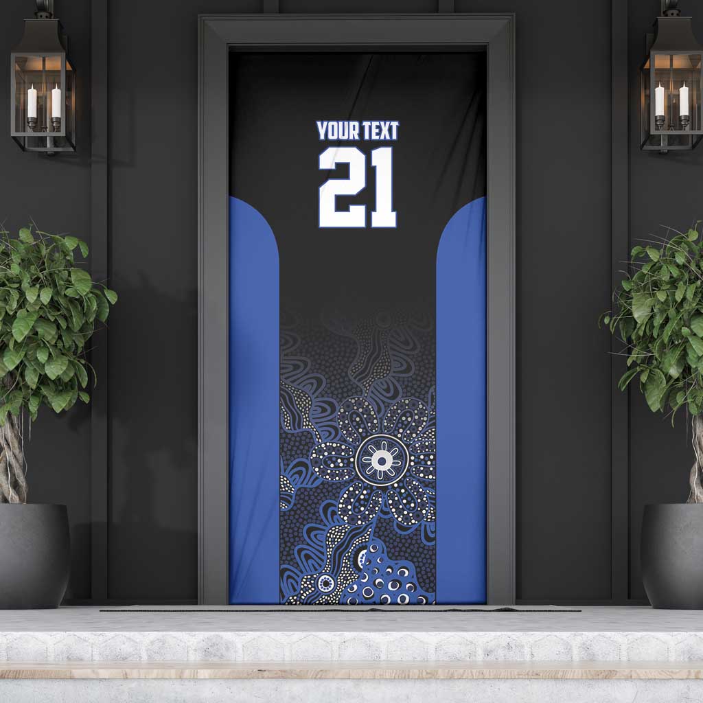 Basketball Custom Melbourne Door Cover Simple Australian Dot Art - Aussie Hoodie