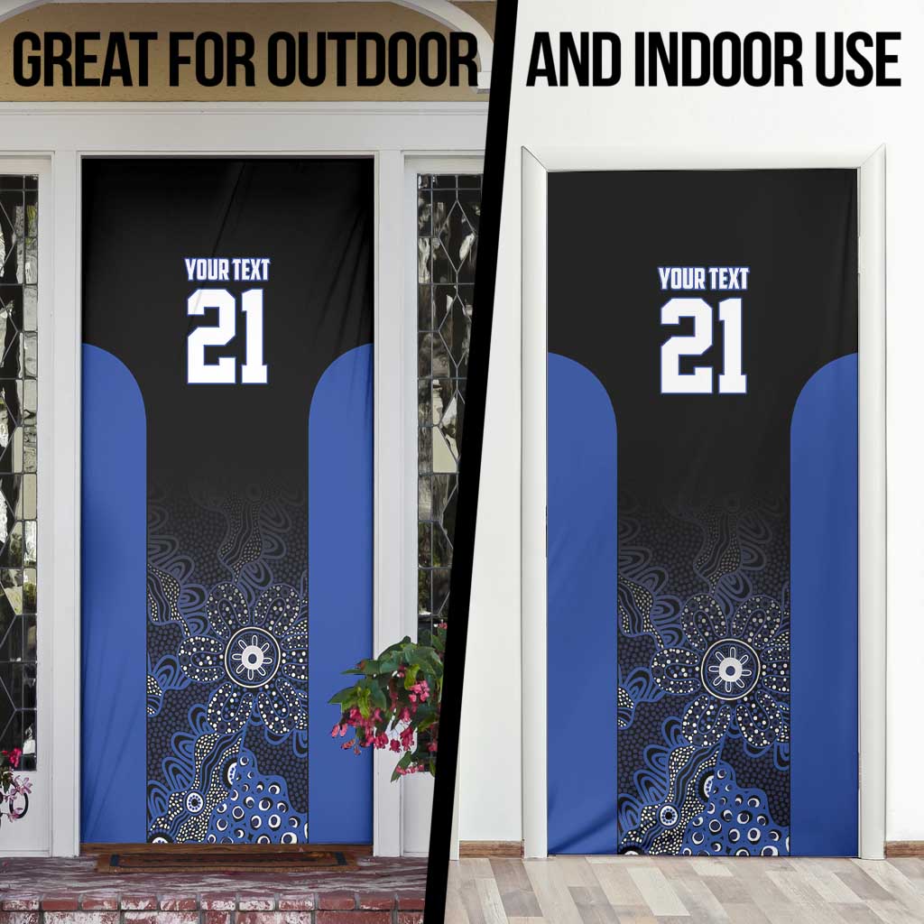 Basketball Custom Melbourne Door Cover Simple Australian Dot Art - Aussie Hoodie