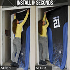 Basketball Custom Melbourne Door Cover Simple Australian Dot Art - Aussie Hoodie
