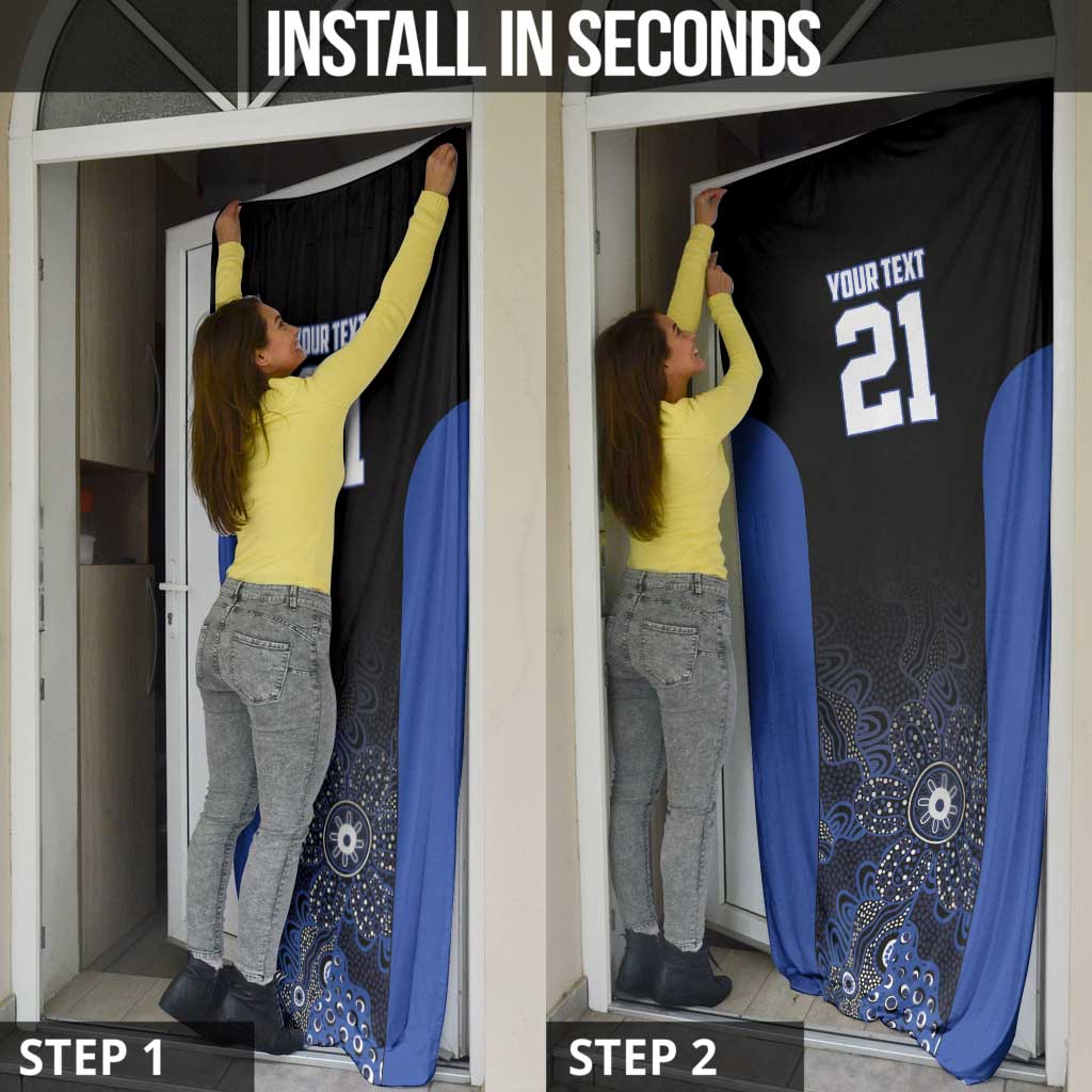 Basketball Custom Melbourne Door Cover Simple Australian Dot Art - Aussie Hoodie