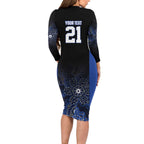 Basketball Custom Melbourne Family Matching Long Sleeve Bodycon Dress and Hawaiian Shirt Simple Australian Dot Art - Aussie Hoodie