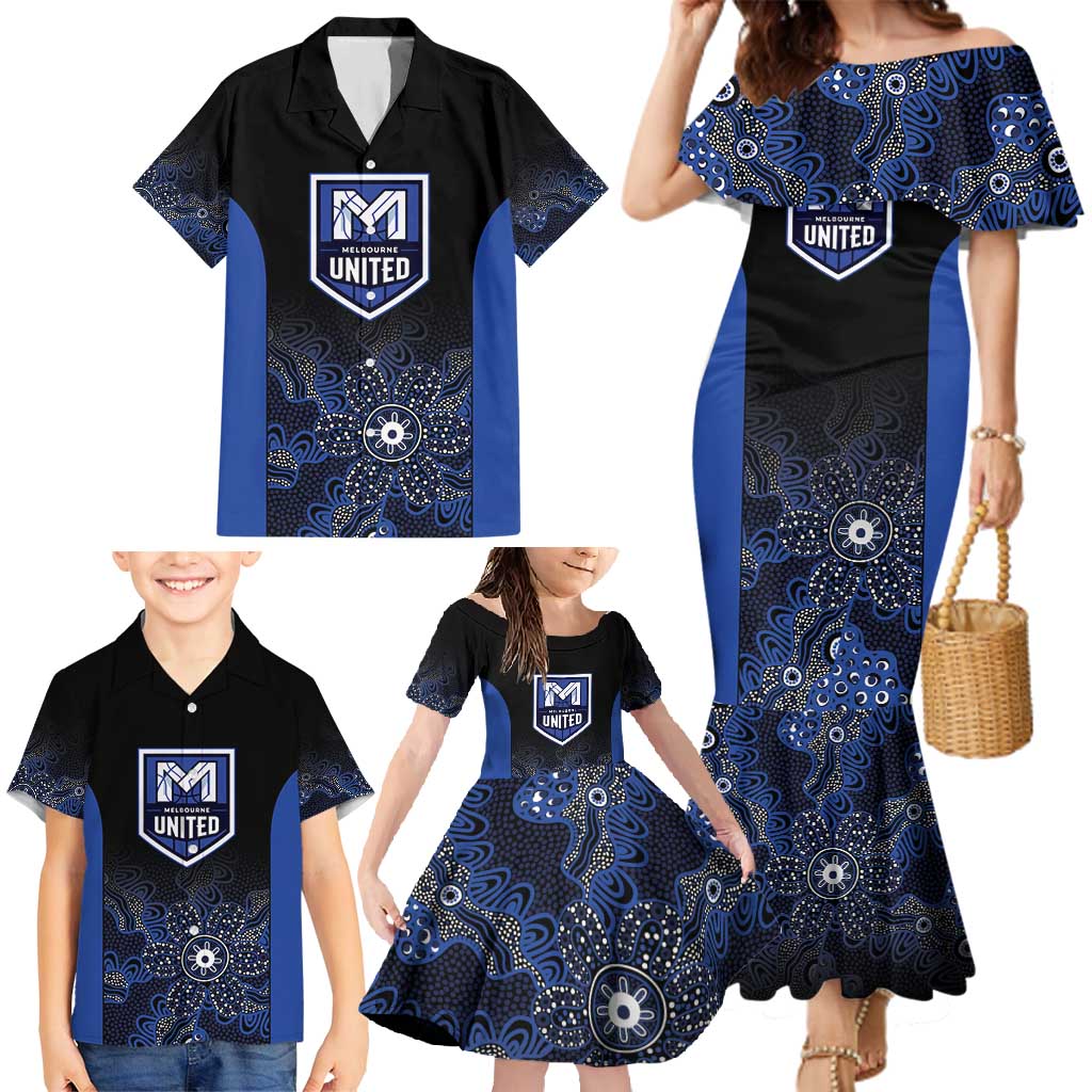 Basketball Custom Melbourne Family Matching Mermaid Dress and Hawaiian Shirt Simple Australian Dot Art - Aussie Hoodie
