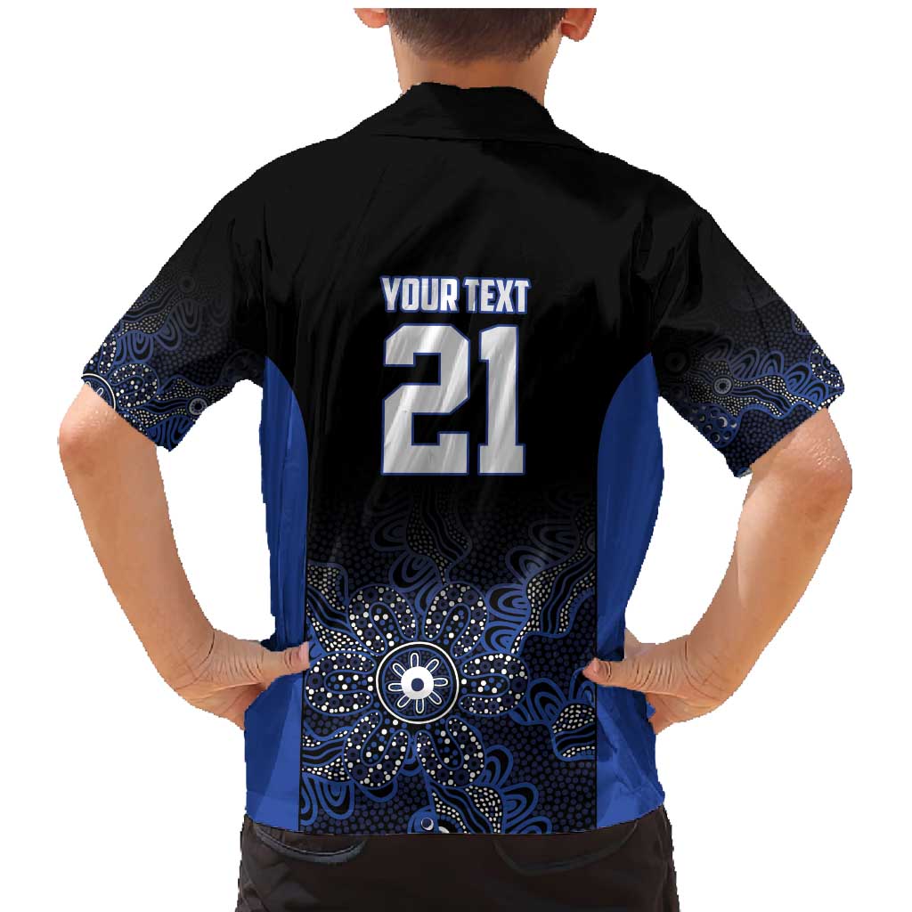 Basketball Custom Melbourne Family Matching Mermaid Dress and Hawaiian Shirt Simple Australian Dot Art - Aussie Hoodie
