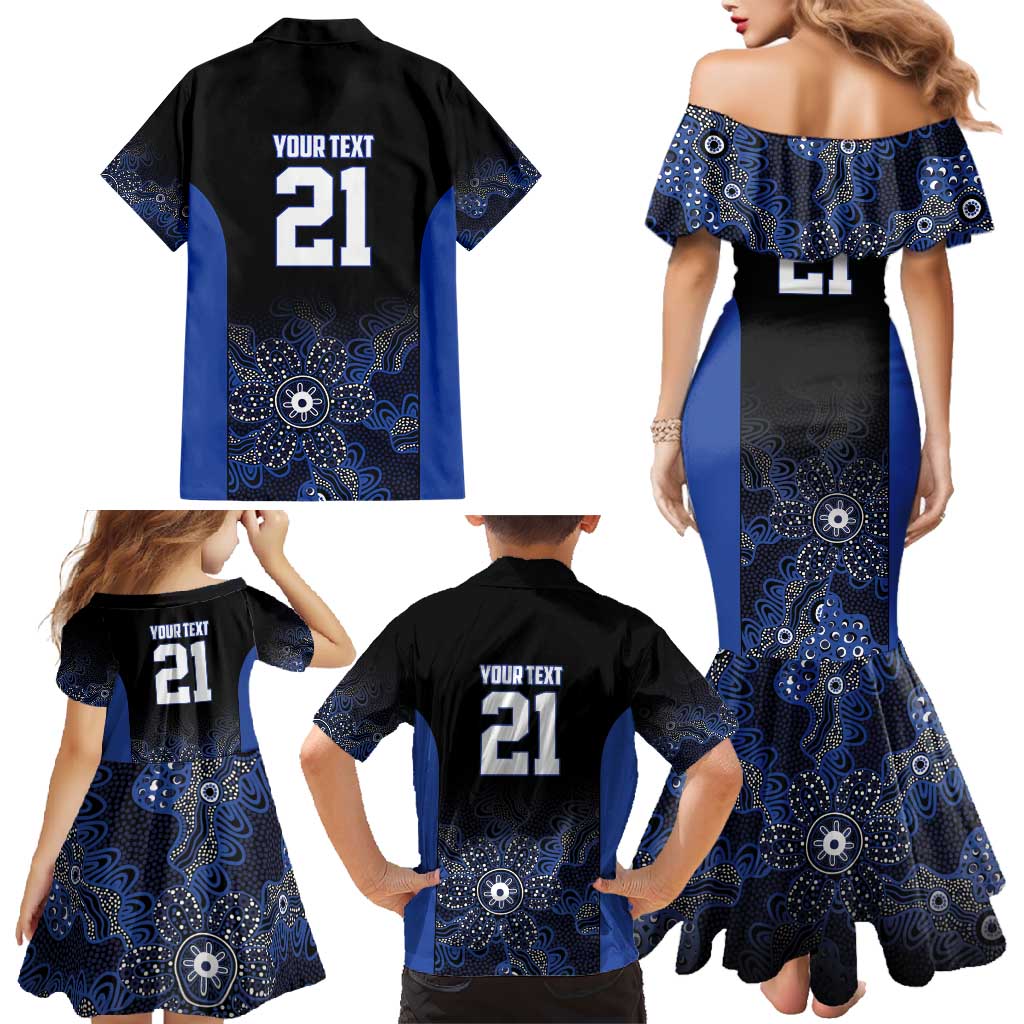 Basketball Custom Melbourne Family Matching Mermaid Dress and Hawaiian Shirt Simple Australian Dot Art - Aussie Hoodie