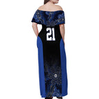 Basketball Custom Melbourne Family Matching Off Shoulder Maxi Dress and Hawaiian Shirt Simple Australian Dot Art - Aussie Hoodie