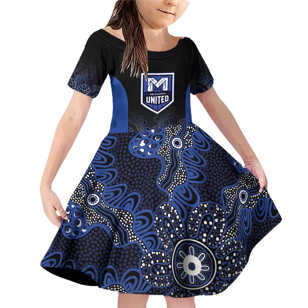 Basketball Custom Melbourne Family Matching Off Shoulder Short Dress and Hawaiian Shirt Simple Australian Dot Art - Aussie Hoodie