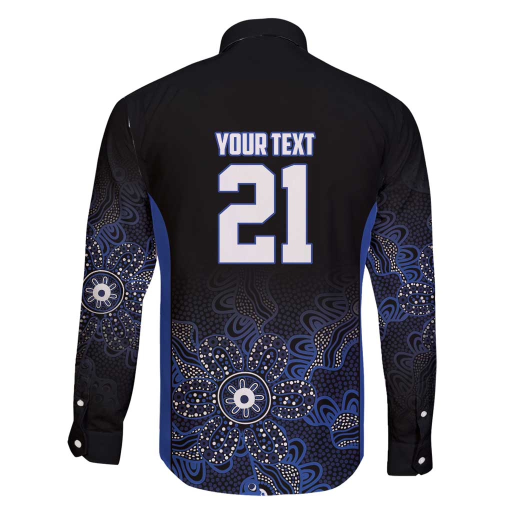 Basketball Custom Melbourne Family Matching Puletasi and Hawaiian Shirt Simple Australian Dot Art - Aussie Hoodie