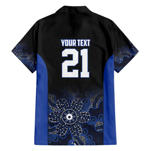 Basketball Custom Melbourne Family Matching Short Sleeve Bodycon Dress and Hawaiian Shirt Simple Australian Dot Art - Aussie Hoodie