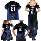 Basketball Custom Melbourne Family Matching Summer Maxi Dress and Hawaiian Shirt Simple Australian Dot Art - Aussie Hoodie