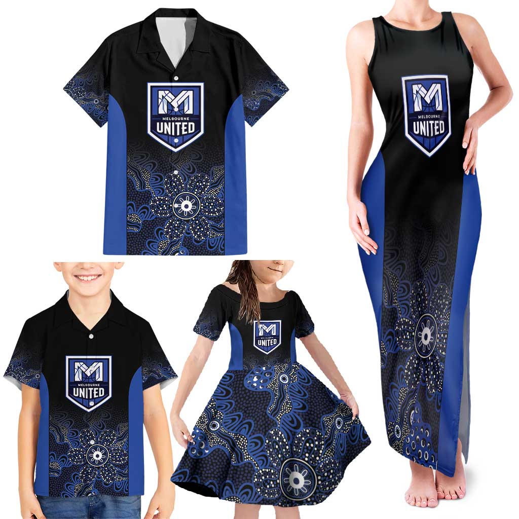 Basketball Custom Melbourne Family Matching Tank Maxi Dress and Hawaiian Shirt Simple Australian Dot Art - Aussie Hoodie