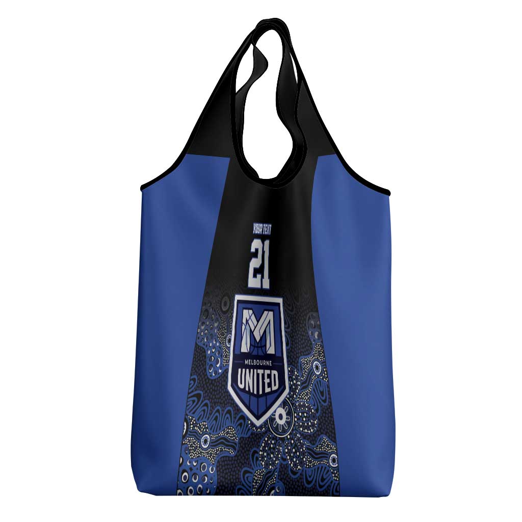 Basketball Custom Melbourne Grocery Bag Simple Australian Dot Art - Aussie Hoodie
