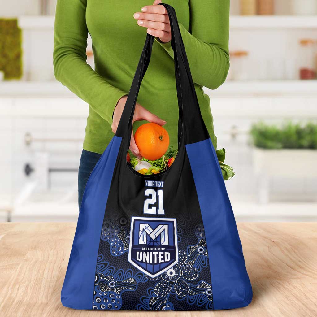 Basketball Custom Melbourne Grocery Bag Simple Australian Dot Art - Aussie Hoodie