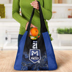 Basketball Custom Melbourne Grocery Bag Simple Australian Dot Art - Aussie Hoodie