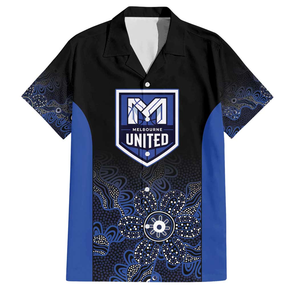 Basketball Custom Melbourne Hawaiian Shirt Simple Australian Dot Art - Aussie Hoodie