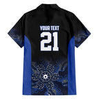 Basketball Custom Melbourne Hawaiian Shirt Simple Australian Dot Art - Aussie Hoodie