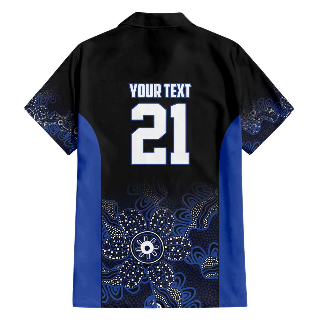 Basketball Custom Melbourne Hawaiian Shirt Simple Australian Dot Art - Aussie Hoodie
