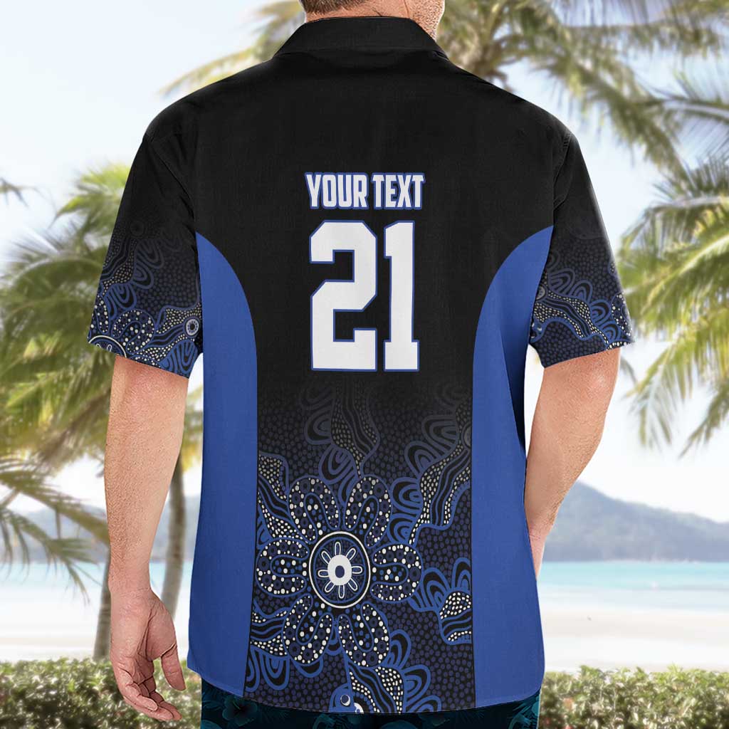 Basketball Custom Melbourne Hawaiian Shirt Simple Australian Dot Art - Aussie Hoodie