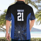 Basketball Custom Melbourne Hawaiian Shirt Simple Australian Dot Art - Aussie Hoodie