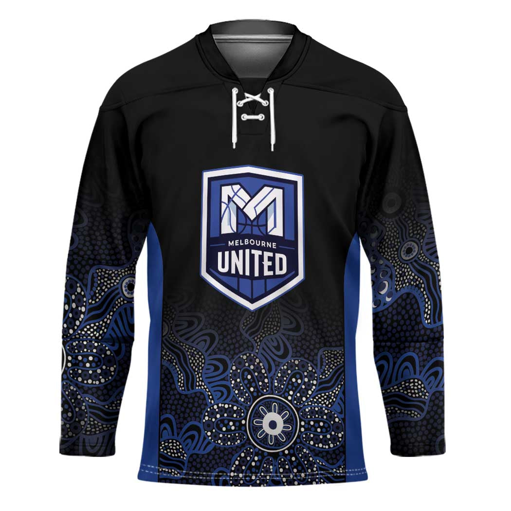 Basketball Custom Melbourne Hockey Jersey Simple Australian Dot Art - Aussie Hoodie