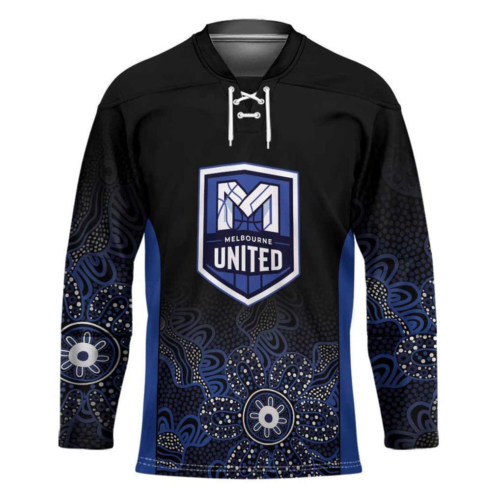 Basketball Custom Melbourne Hockey Jersey Simple Australian Dot Art - Aussie Hoodie