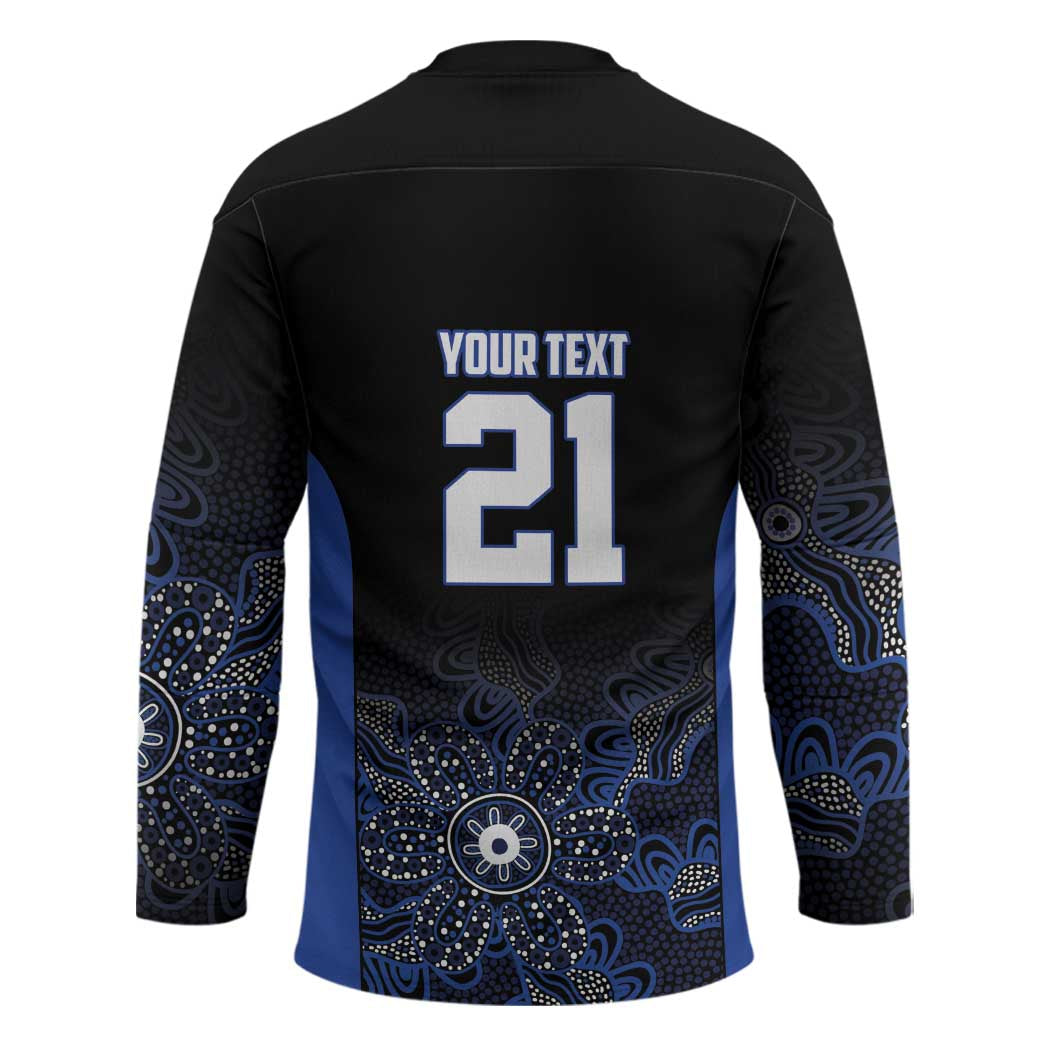 Basketball Custom Melbourne Hockey Jersey Simple Australian Dot Art - Aussie Hoodie