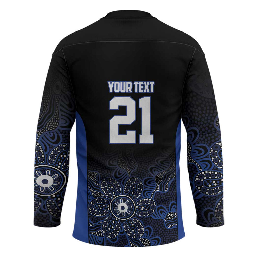 Basketball Custom Melbourne Hockey Jersey Simple Australian Dot Art - Aussie Hoodie