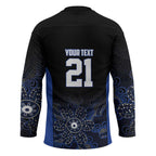 Basketball Custom Melbourne Hockey Jersey Simple Australian Dot Art - Aussie Hoodie