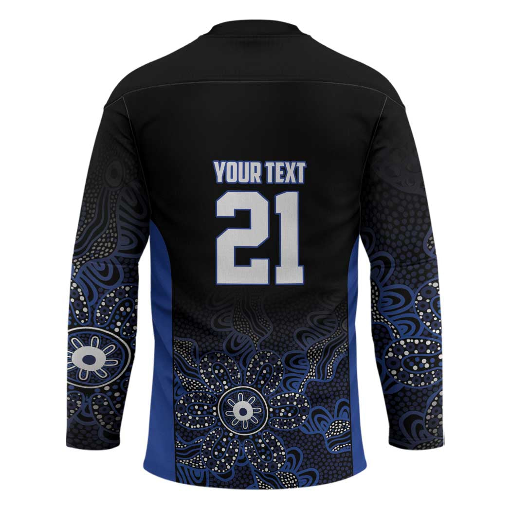 Basketball Custom Melbourne Hockey Jersey Simple Australian Dot Art - Aussie Hoodie