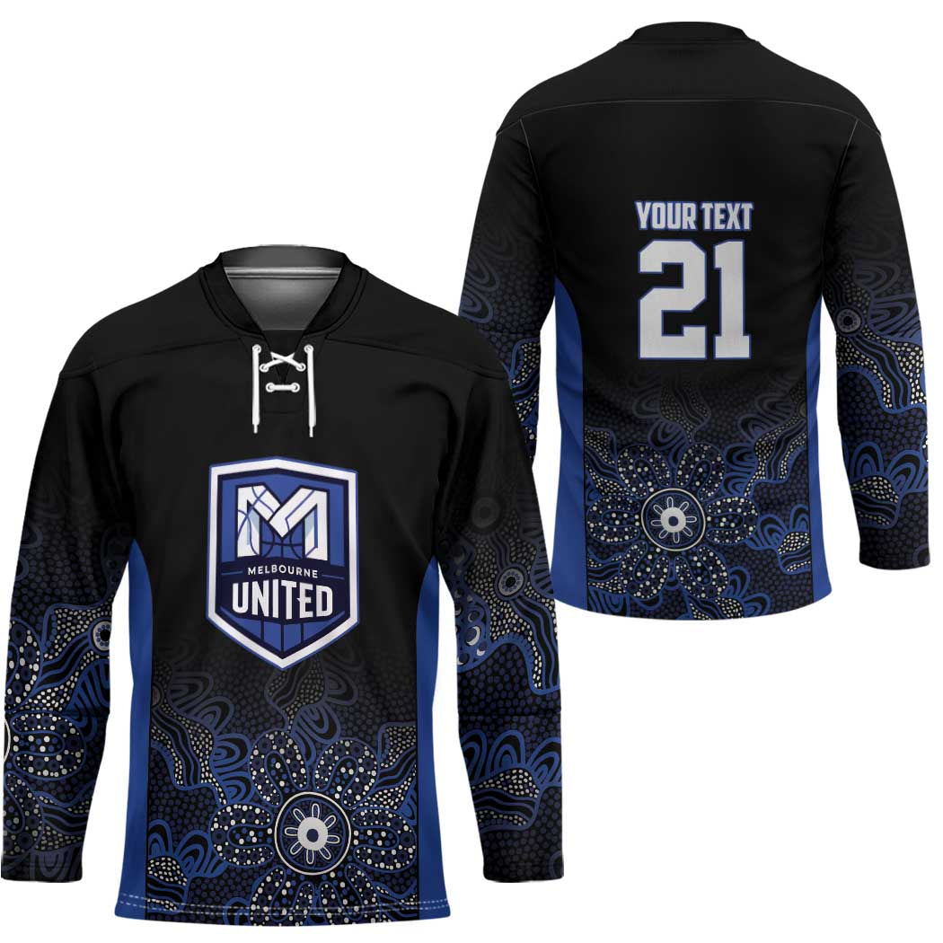 Basketball Custom Melbourne Hockey Jersey Simple Australian Dot Art - Aussie Hoodie