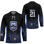 Basketball Custom Melbourne Hockey Jersey Simple Australian Dot Art - Aussie Hoodie