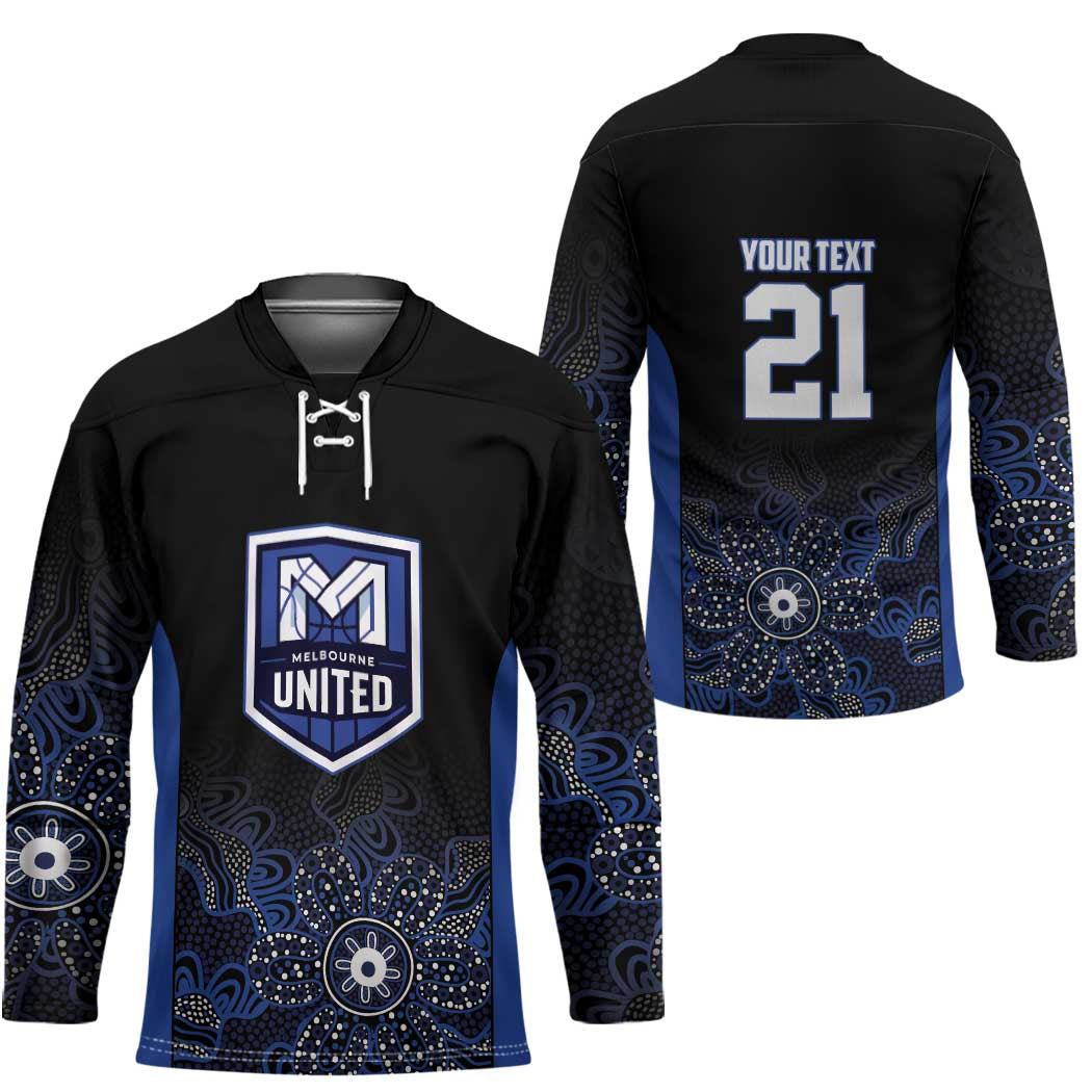Basketball Custom Melbourne Hockey Jersey Simple Australian Dot Art - Aussie Hoodie