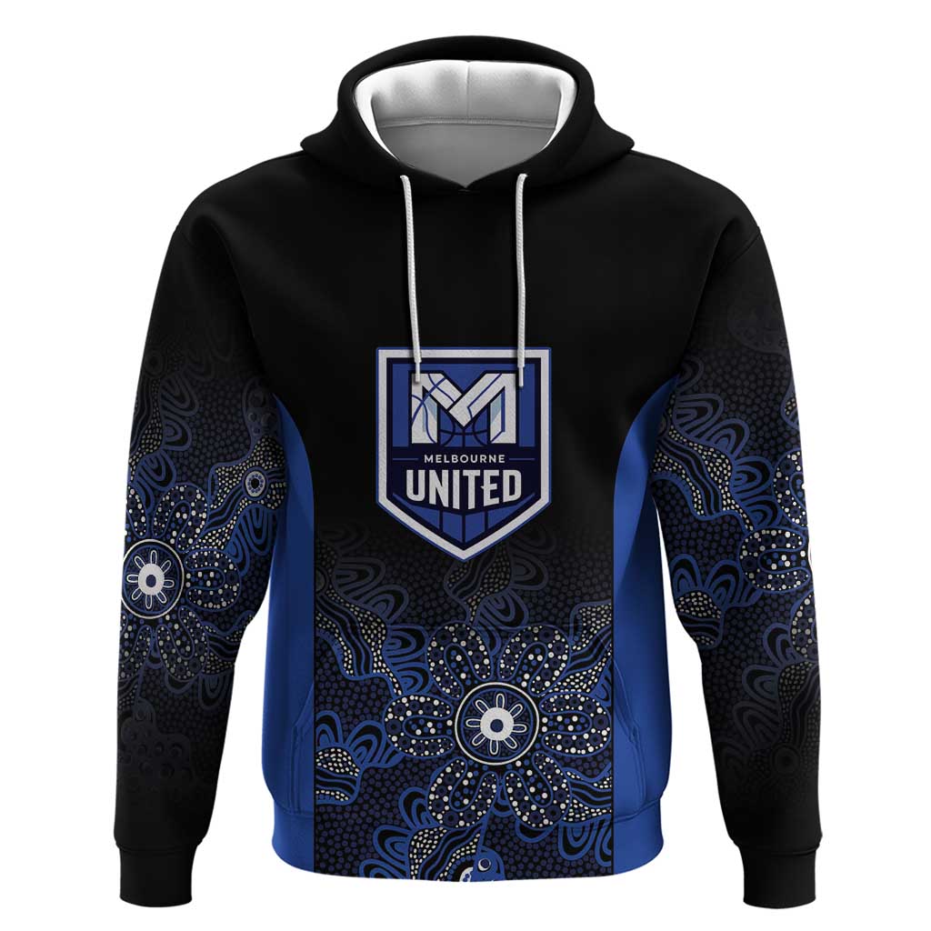 Basketball Custom Melbourne Hoodie Simple Australian Dot Art - Aussie Hoodie