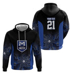 Basketball Custom Melbourne Hoodie Simple Australian Dot Art - Aussie Hoodie