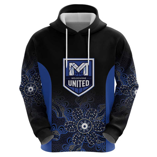 Basketball Custom Melbourne Hoodie Simple Australian Dot Art - Aussie Hoodie