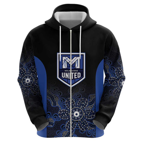 Basketball Custom Melbourne Hoodie Simple Australian Dot Art - Aussie Hoodie
