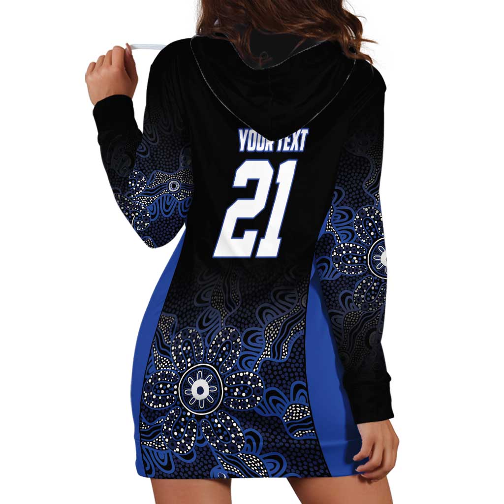 Basketball Custom Melbourne Hoodie Dress Simple Australian Dot Art - Aussie Hoodie