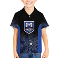Basketball Custom Melbourne Kid Hawaiian Shirt Simple Australian Dot Art - Aussie Hoodie